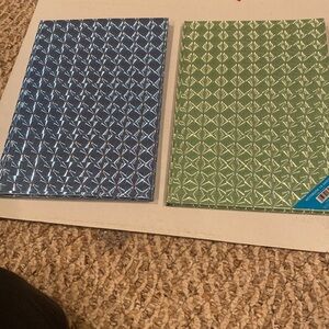 NWT Set of 2 Holographic/Prism-like Notebooks.